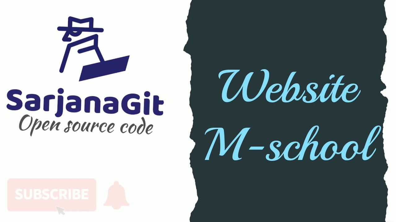 website sekolah dengan framework CI (FREE SOURCE CODE ) - YouTube