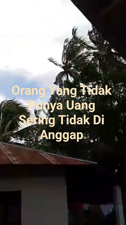 Sering Tidak Di Anggap Karena Tidak Kaya