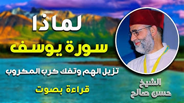 تلاوة مؤثرة لـ سورة يوسف بصوت القارئ حسن صالح hassan saleh