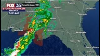 WEATHER ALERT: Tornado Warning issued for Volusia County until 1 p.m.