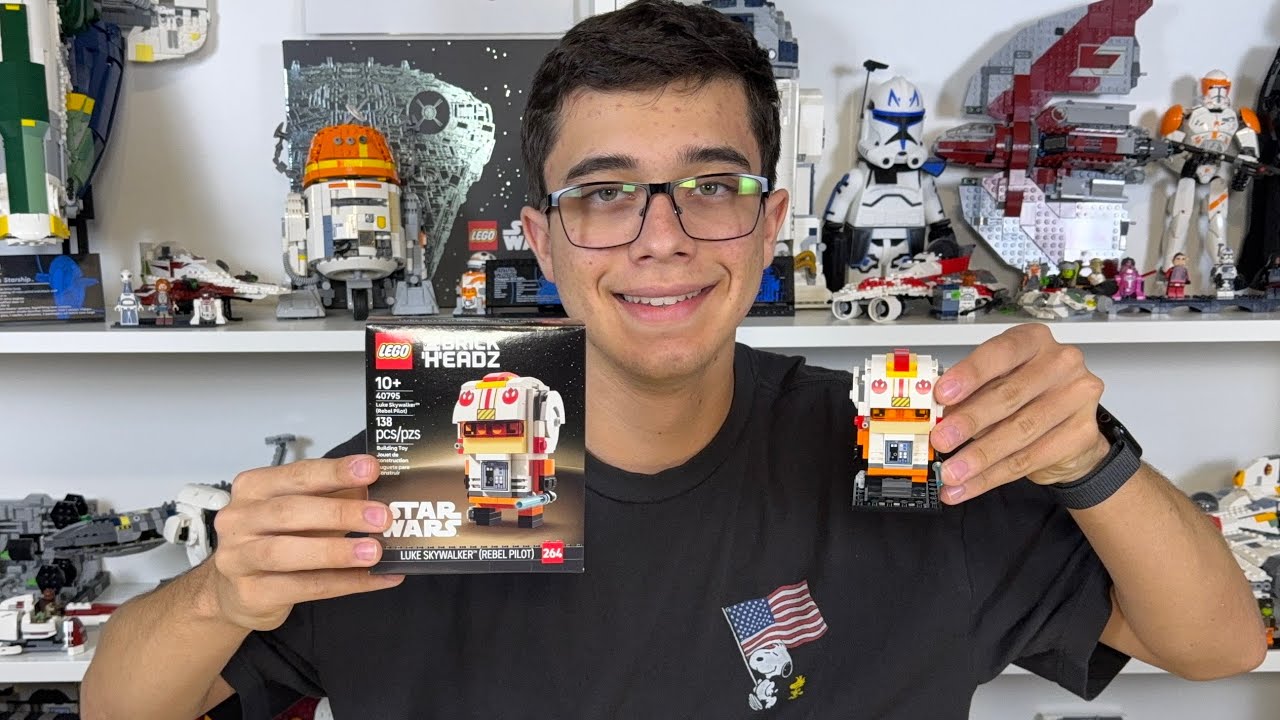 LEGO Star Wars Luke Skywalker Pilot Brickheadz (40795) 2025 Review