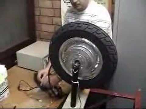 Selbstgebastelter turbo motor