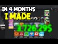 I made _,___$ as a developer on Roblox in just 4 months...
