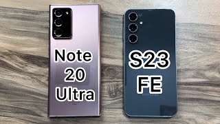 samsung galaxy s23fe vs samsung galaxy note 20 ultra