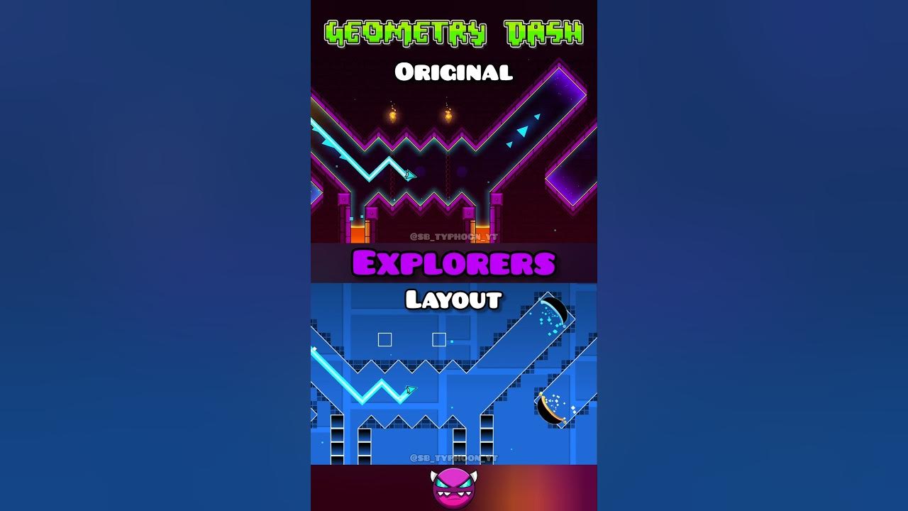 EXPLORERS Original vs Layout in Geometry Dash π€― #geometrydash #trending #robtop #feedshorts #fyp EXPLORERS Original vs Layout in Geometry Dash π€― #geometrydash #trending #robtop #feedshorts #fyp