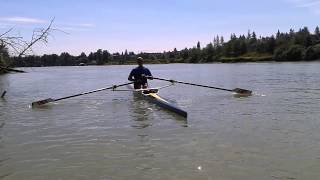 Blade Depth 2 finger rowing