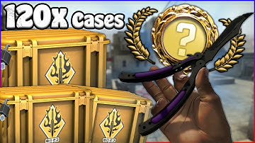 INSANE LUCK.. (120 Spectrum Case Unboxing) - CS:GO