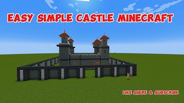 How to Build a Starter Castle in Minecraft #minecraft