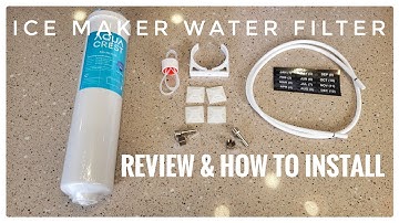 AQUACREST In-Line Waterfilter voor ijsblokjesmachine Review & Hoe te installeren