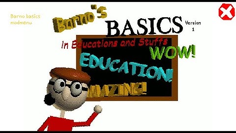Barno basics modmenu
