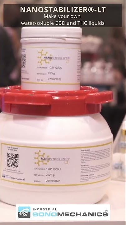 How To Make Water Soluble Thc Produce Water-Soluble THC & CBD Liquids With the NanoStabilizer®-LT