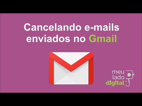 Vídeo: Como Cancelar O Envio De Um E-mail