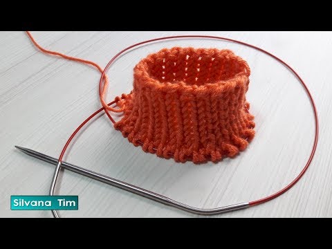 Parte 2. Magic Loop o Lazo Mágico. Técnica para tejer en circulo con agujas circulares # 686