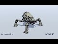 Robot Defender Animations