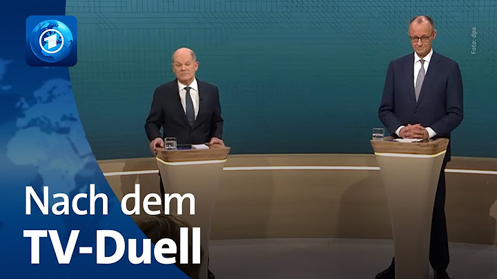 TV-Duell vor der Bundestagswahl: Scholz angriffslustig, Merz betont staatsmännisch