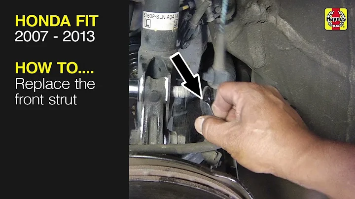 How to Replace the front strut on the Honda Fit 2007 to 2013