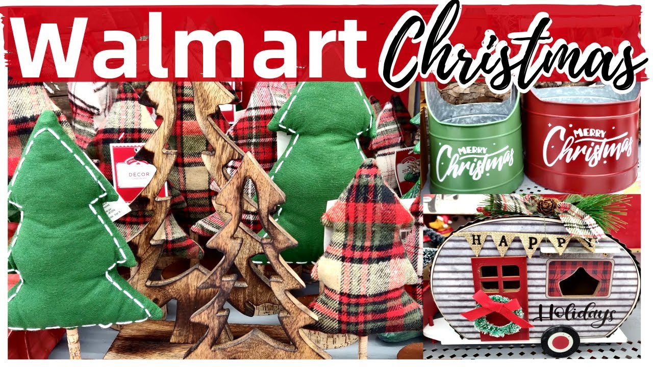 Walmart Christmas Decor Shop With Me! - Youtube