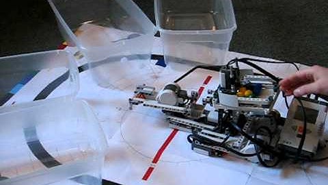 Mindstorms NXT 2.0 Color Sorter with Catapult