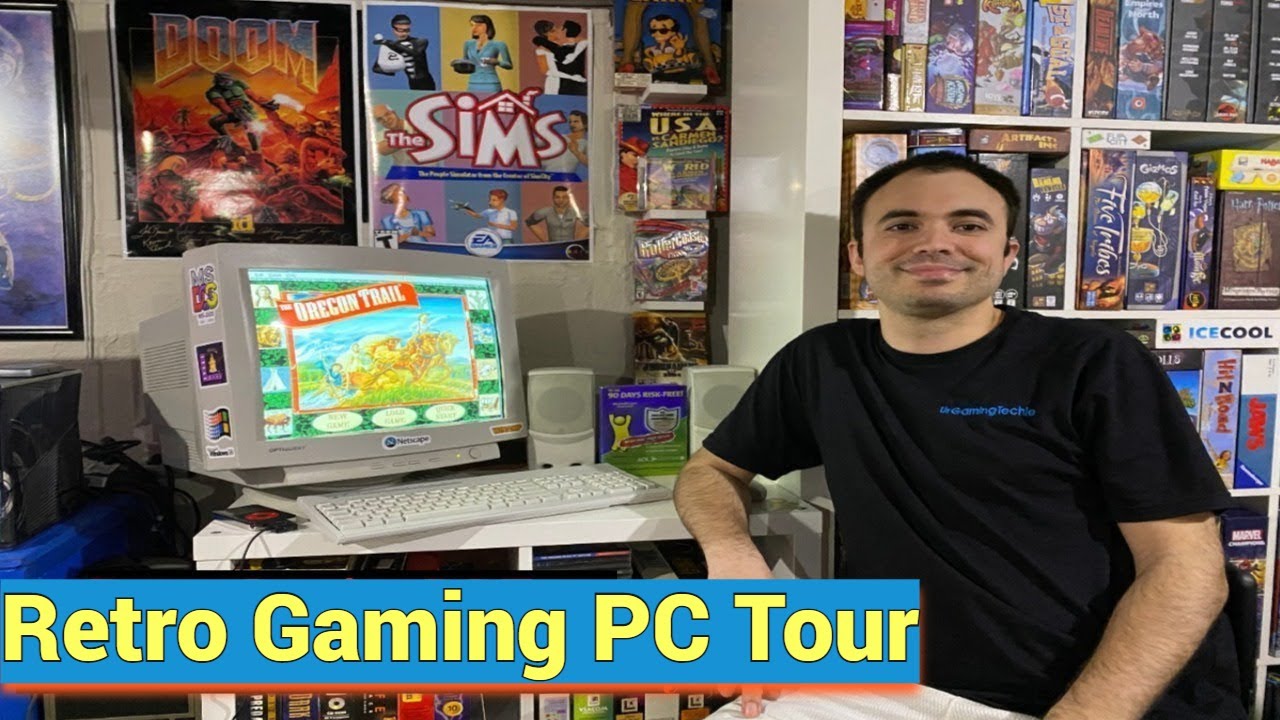 Retro Gaming PC Setup Tour- DOS 98 and XP Triple Boot Setup With CRT ...