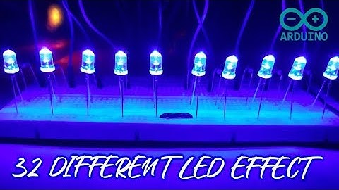 Best Arduino Based Led Chaser with 32 Effects - Arduino Projects  - ELECTRUINO