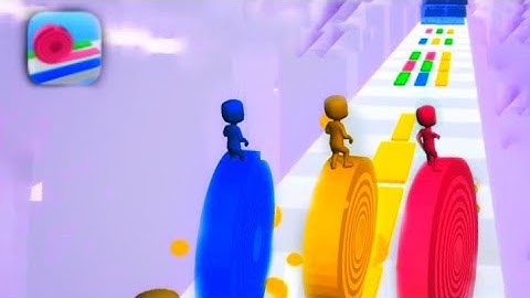 Layers Roll 🌈 Game play level(1-6) All level walkthrough games MAX LEVEL 😂😂 #gamingdears