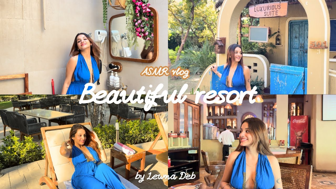 🌿 Beautiful Resort ASMR Vlog ✨ | Calm, Peaceful & Aesthetic Getaway 🌸