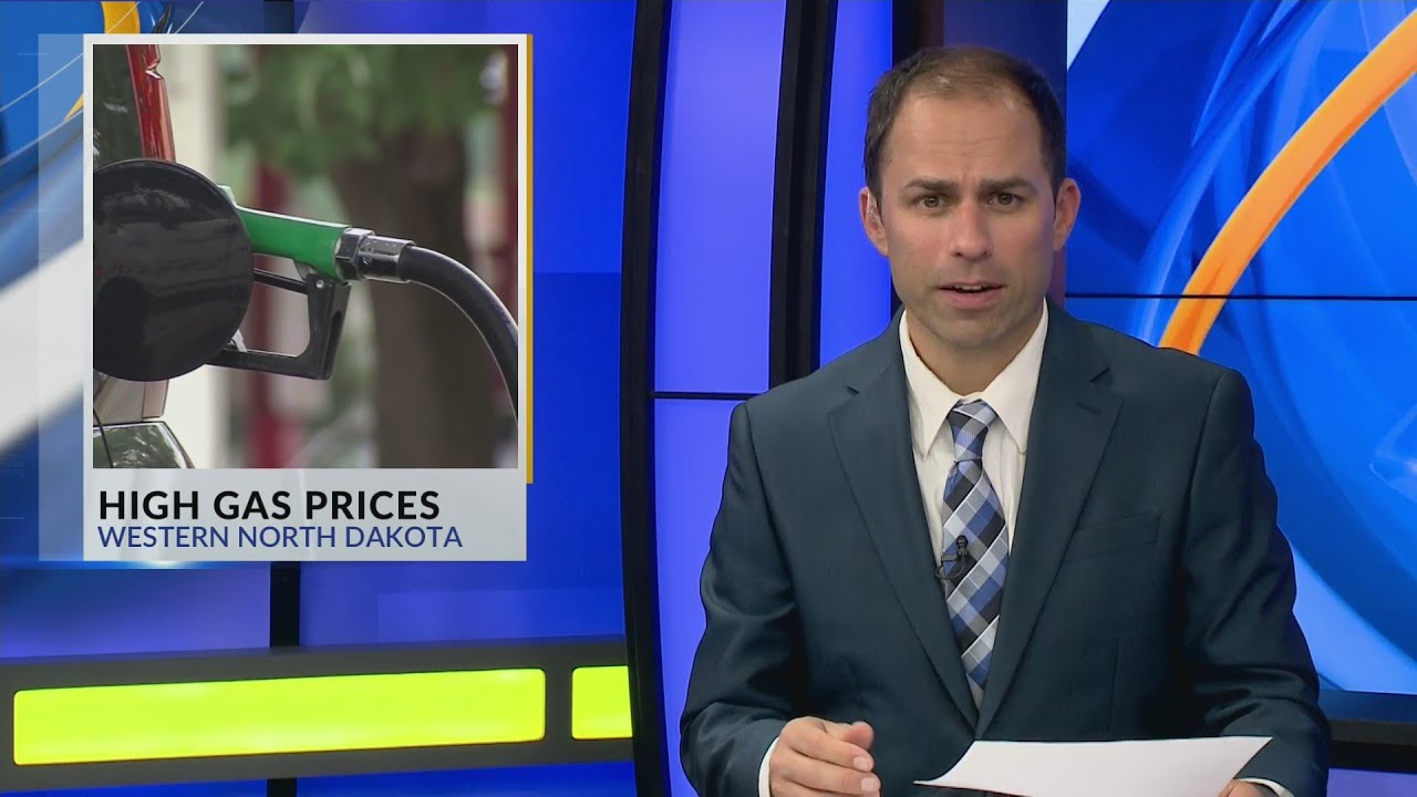 High gas prices in western North Dakota - YouTube