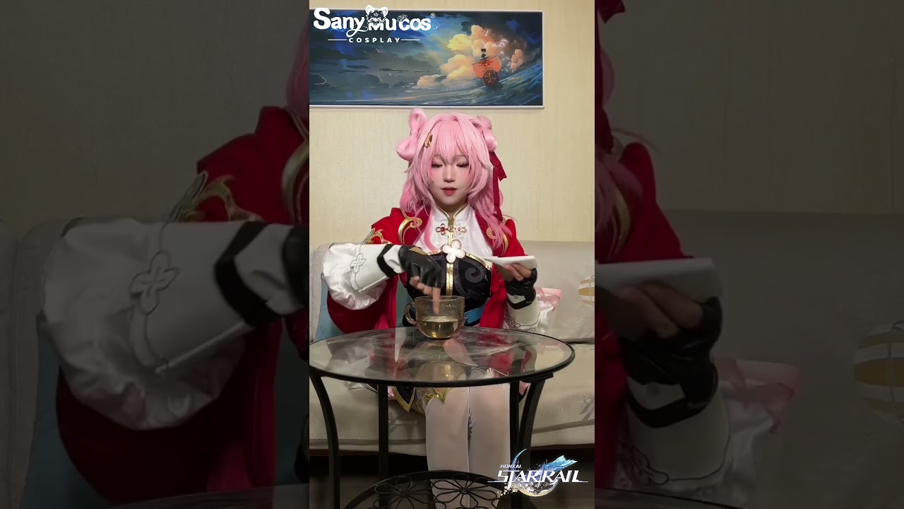【SanyMuCos】Honkai: Star Rail March 7th Cosplay at home #cosplay #march7th #honkaistarrail #cosplayer