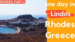 One day in Lindos, Rhodes, Greece