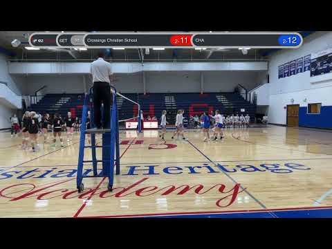 CHA vs Crossings Christian School, 2022-09-20, Day 1, Match 1, 5th Set