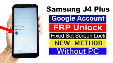 Samsung J4 Plus Google Account Bypass | Without Computer (NEW METHOD)