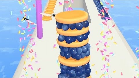 Pancakes 🥞 Run ASMR Gameplay, Very relaxing and Satisfying All Levels Gameplay walkthrough Android