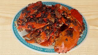 KEPITING LADA HITAM ALA RESTORAN SINGAPORE | 黑胡椒螃蟹 | BLACK PEPPER CRAB