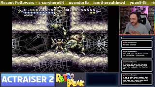 ActRaiser 2 - Part 3
Powered by Restream https://restream.io
Head over to my main channel - https://youtube.com/RetroBreak for weekly retro gaming videos!
Follow me on Twitch! https://twitch.tv/retrobreakgames
Links:
Website: https://RetroBreak.co.uk
Podcast:
Watch: https://www.youtube.com/channel/UCp568HXpzX_udnOLvI-Lhsg
Listen: https://anchor.fm/retrobreak
Patreon: https://patreon.com/retrobreak /
Discord: https://discord.gg/9FkfSKX ActRaiser 2 - Part 3