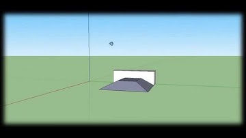 Google Sketchup 8 - How to Create a Pyrimid/Funbox (SkatePark)