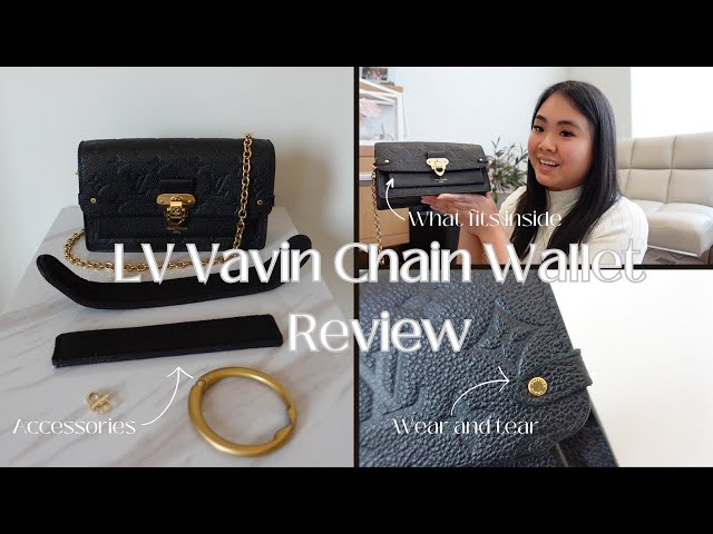 LV Vavin Chain Wallet Review, Accessories for it, Wear and Tear