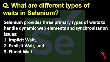 Selenium - Interview Questions & Answers - Day 1 #selenium #selenium4 #seleniumautomation