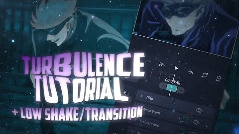 Turbulence Tutorial + Shake/Transition Like Ae | Alight Motion Tutorial