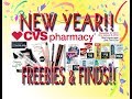 CVS 12/31/17 Couponing Freebies and Finds for the NEW Year 2018!!