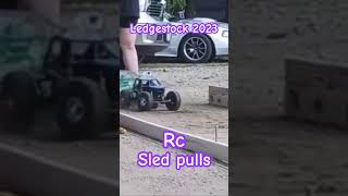 Rc truck sled pulls at ledgestock 2023 Rc fest #rc #4x4 #rctruck #offroad #pulls