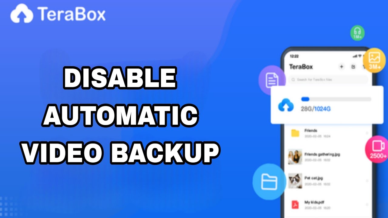How To Disable And Turn Off Automatic Video Backup On TeraBox App - YouTube