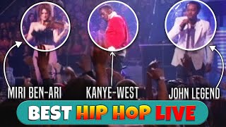 Kanye West LIVE performance ft Miri Ben-Ari & John Legend - Through The Wire (Pepsi Smash)