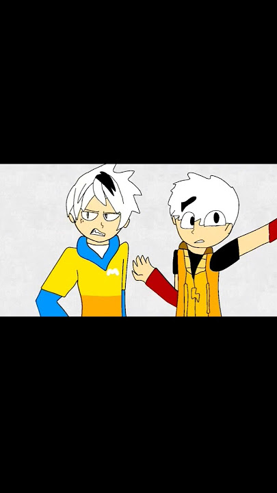 Oops! Upin accidentally kicked the ball into the button, and inside were Reverse BoBoiBoy and Amato.