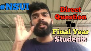 Direct Question To Final Year Students Anvith Kateel All University Updatvtu Updates Today 2020