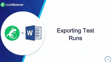 Exporting Test Runs to MS Word from codeBeamer ALM