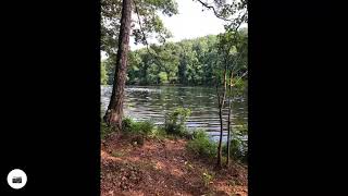 Venable Lake in Cherokee Trail at Stone Mountain