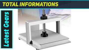 A3-boekbindpers: het ultieme handmatige vlakmaak- en knipgereedschap!
