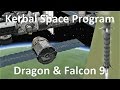 KSP - Falcon 9 and Dragon - Pure Stock Replicas