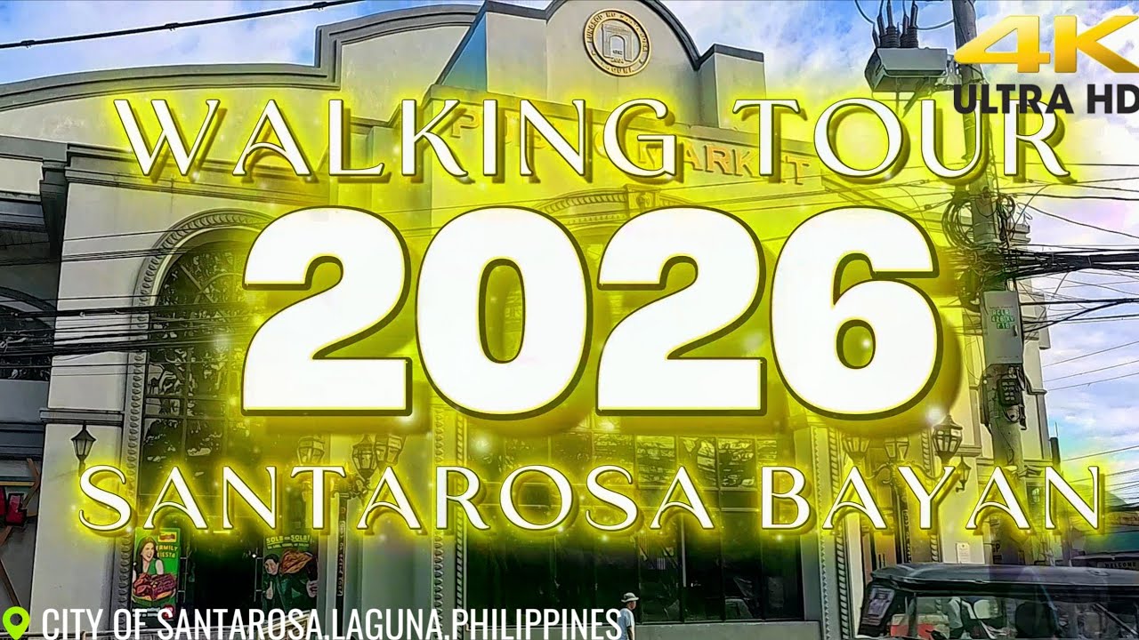 [4K] Santa Rosa Laguna Bayan Palengke Walking Tour | January 2026!