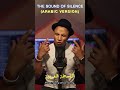 The Sound Of Silence Arabic Version صوت الصمت Arabic Cover Music Thesoundofsilence
